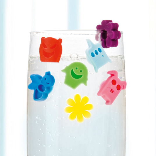 Lurch Glasmarkører Silikon FancyRings 12 Lurch Glasmarkører Silikon FancyRings 12